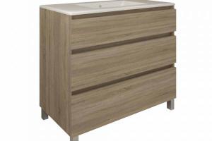 Mueble MANNING roble cambrian a suelo 100 cm