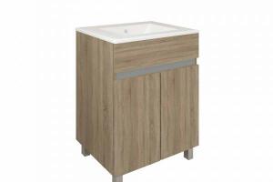 Mueble de baño Baho MATTY roble cambrián 60 cm con armario