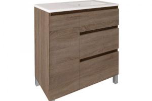 Mueble MANNING roble cambrian a suelo asimétrico 80 cm