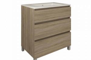 Mueble MANNING roble cambrian a suelo 80 cm