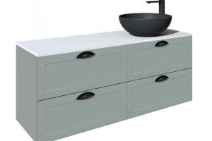 Mueble de baño suspendido Baho CENTURY color greeny 120cm